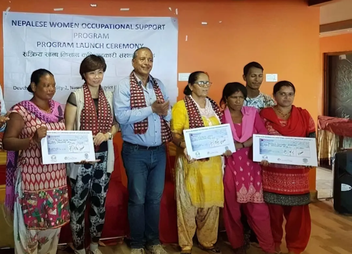 Provided micro-loan and market training to 156 poor Nepali women.